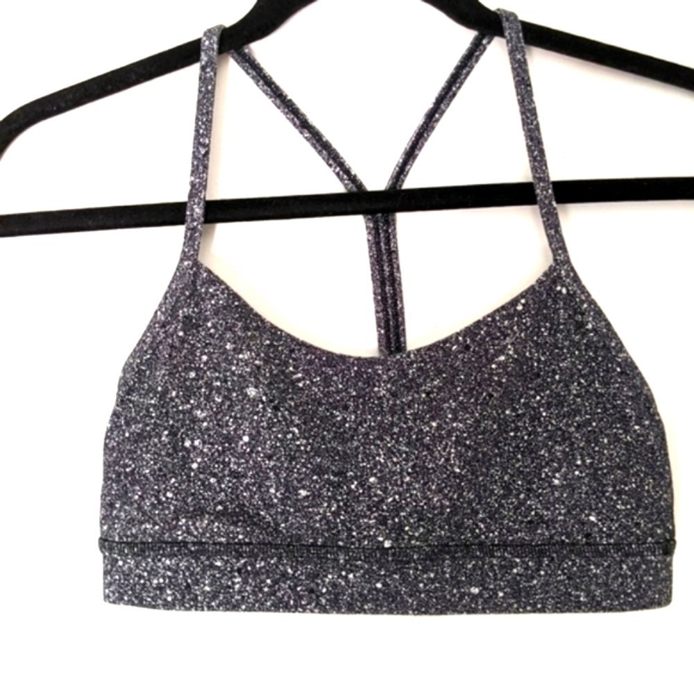 Lululemon Flow Y Bra Nulu Luminesce Splatter 4 - Picture 6 of 15